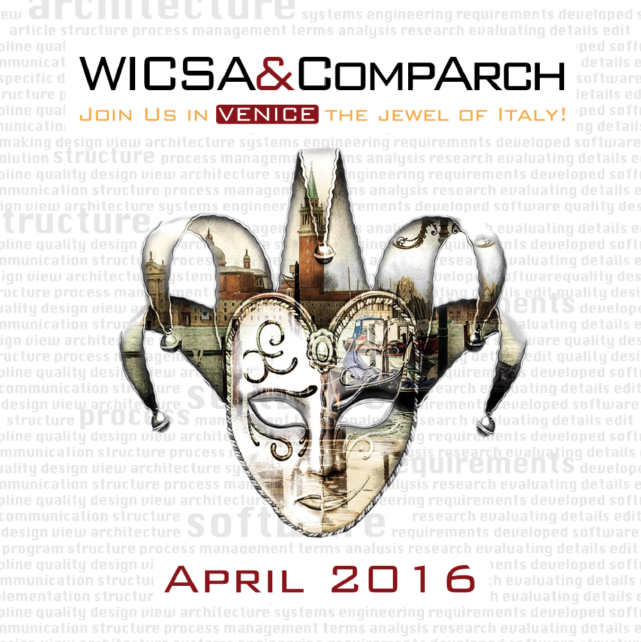 WICSA | CompArch 2016, 4-8 April, Venice